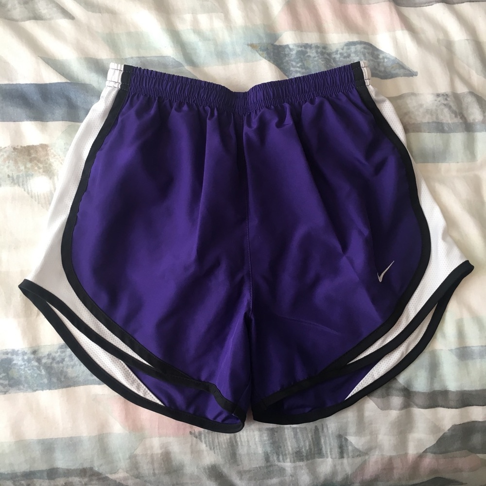 Purple Nike Dry-fit Tempo running shorts